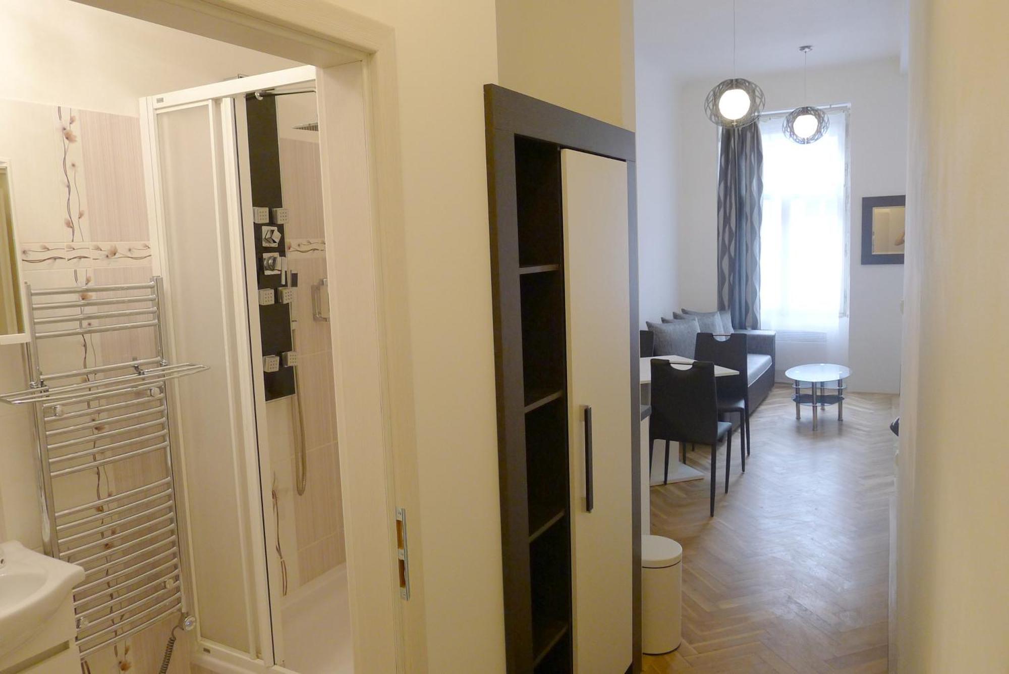 Black & White Apartment Prague By Wenceslas Square And Muzeum Exterior photo